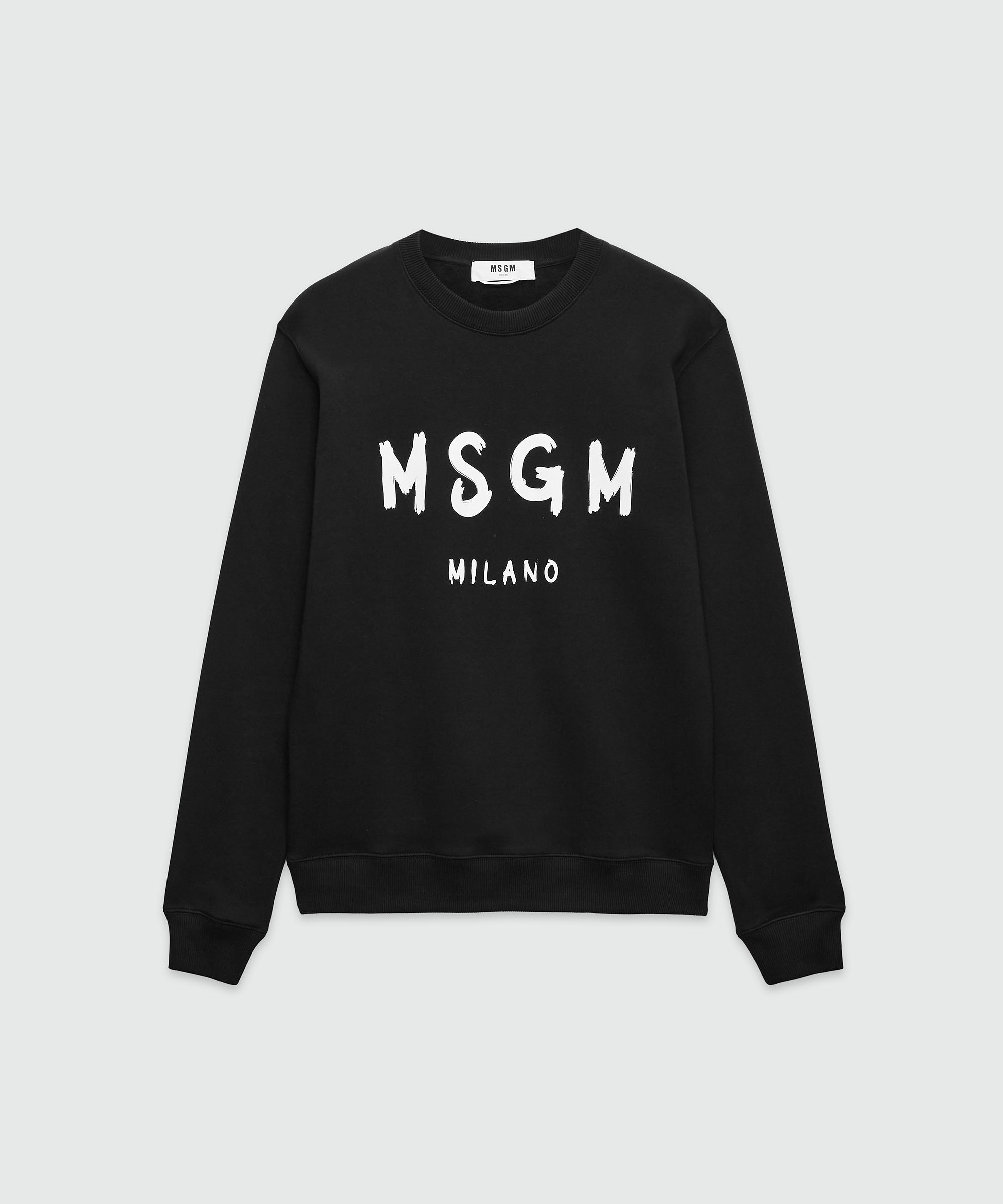 Long sleeved cotton sweatshirt | Shop MSGM US - MSGM Official