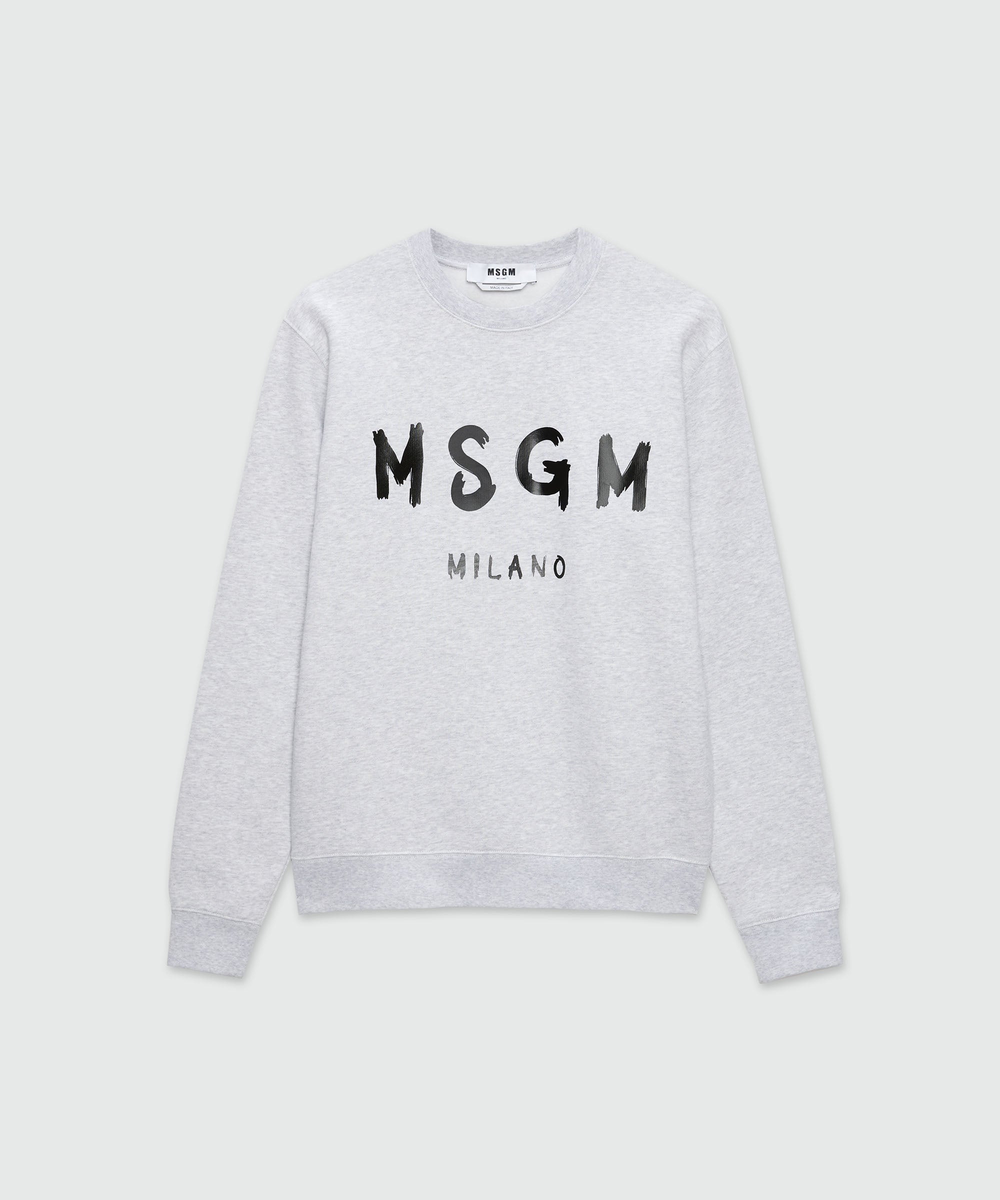 Long sleeved cotton sweatshirt - MSGM Official