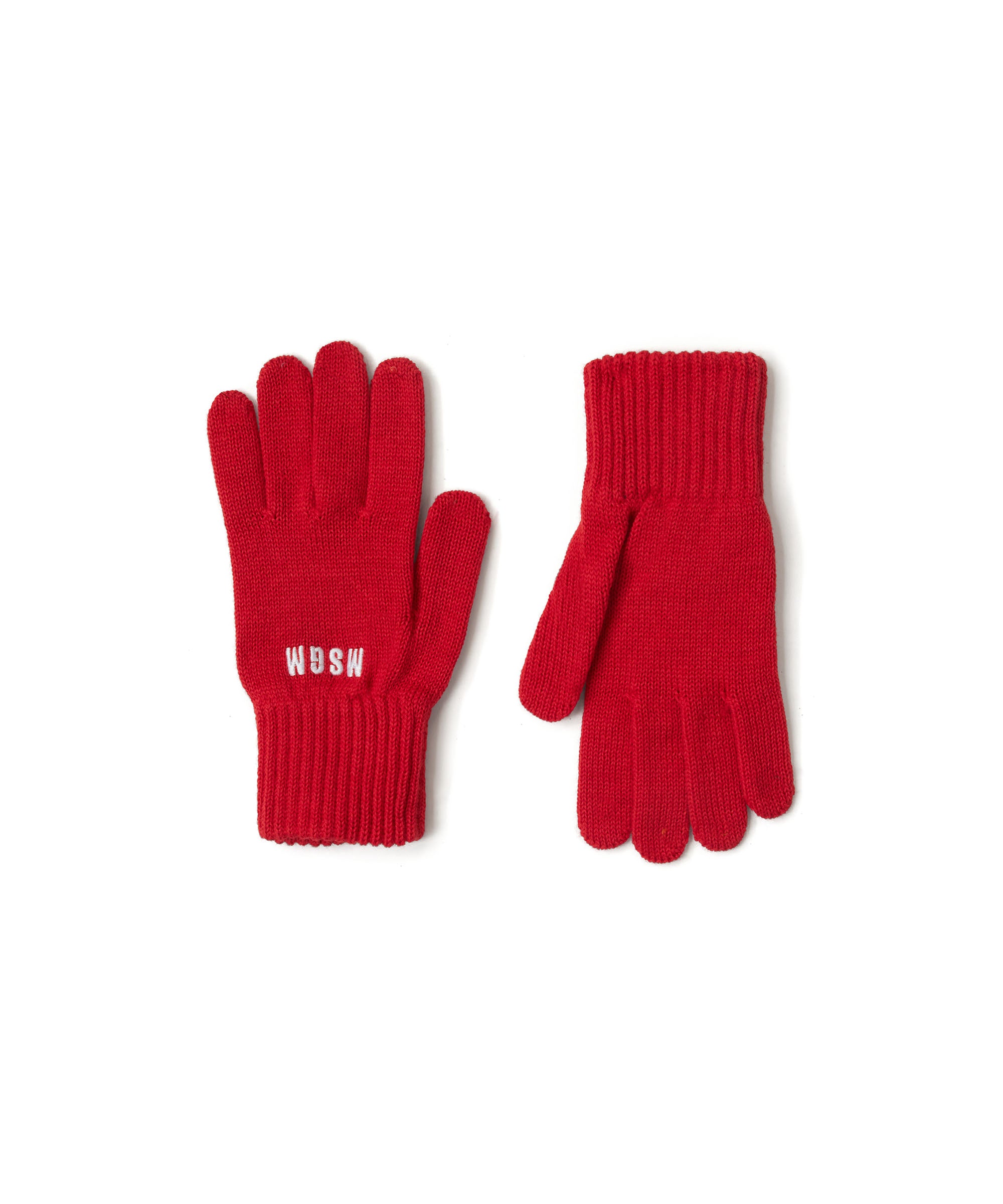 Ladies red shop wool gloves