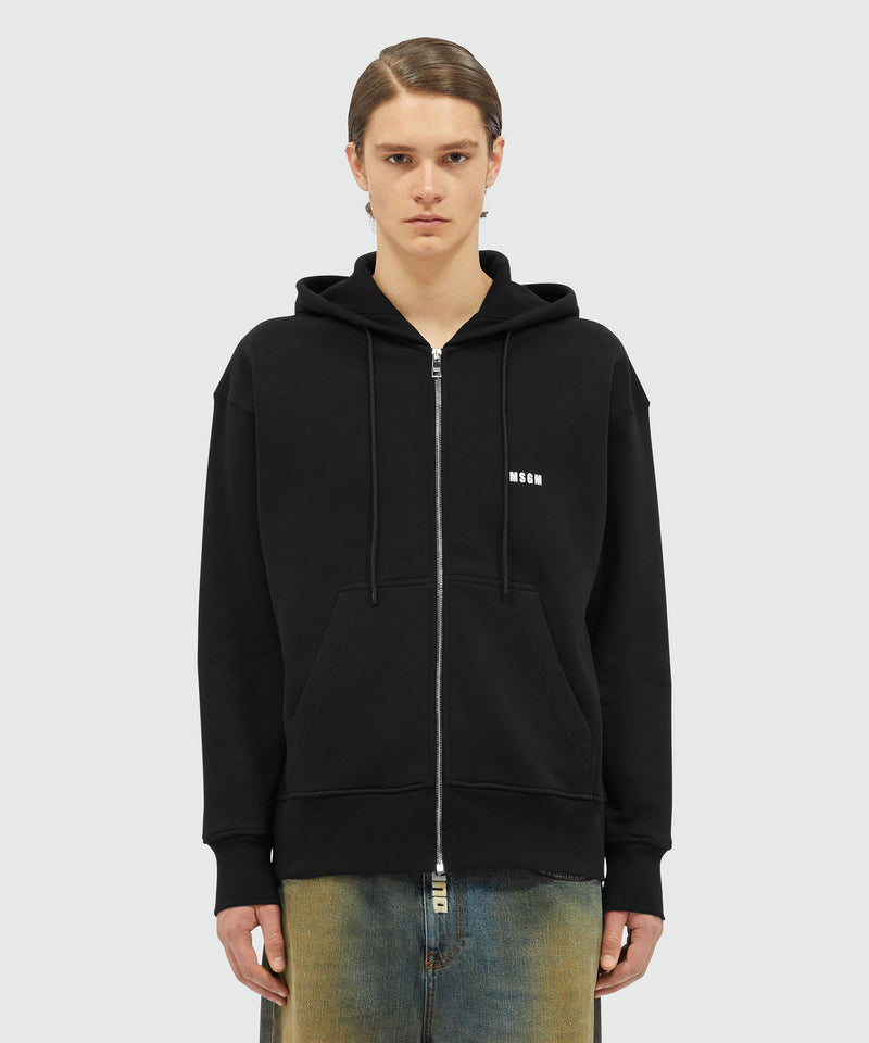 Cotton sweatshirt with screen print - MSGM Official