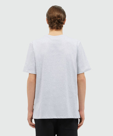 Cotton T-shirt with brushed logo