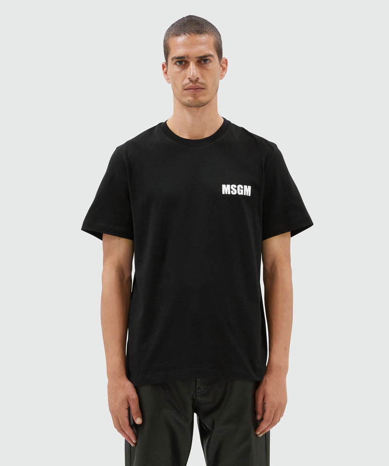 Black jersey T-shirt with Impact logo BLACK Men 