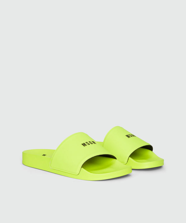 Pool slides con micro logo MSGM