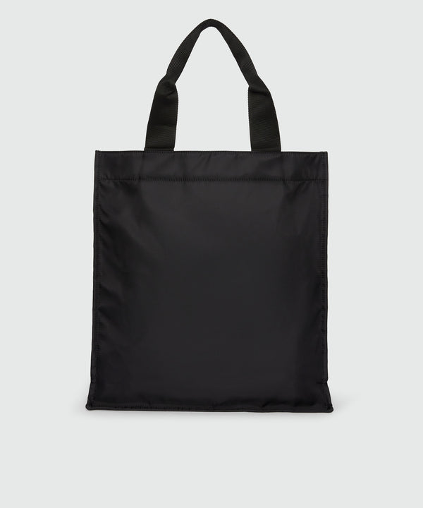 Tote in nylon signature MSGM con logo pennellato