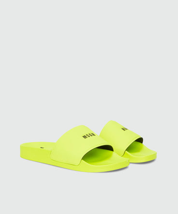 Pool slippers with MSGM micro logo