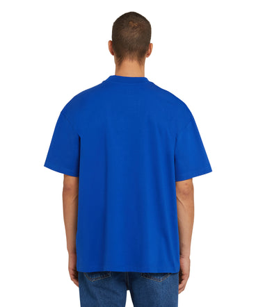 Cotton crew neck cotton t-shirt with MSGM logo