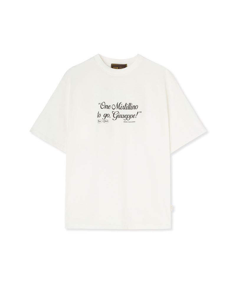 MSGM x Gattullo - Mirtillino T-Shirt WHITE Unisex 