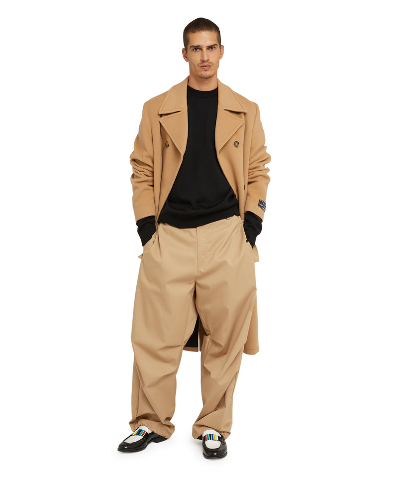 "Technical Gabardine" workwear trousers BEIGE Men 