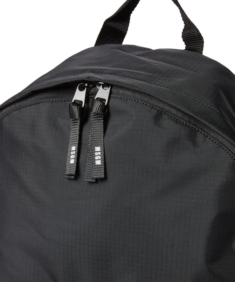 "Signature Iconic Nylon" backpack BLACK Men 