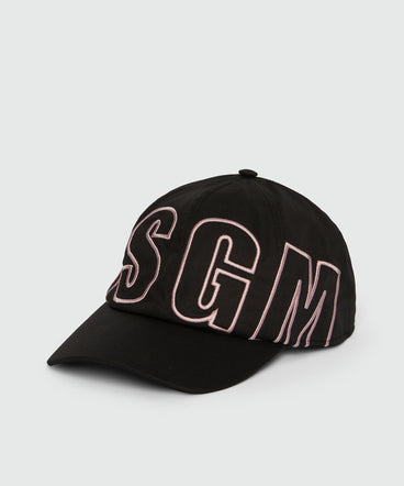 Black baseball cap with embroidered Impact logo