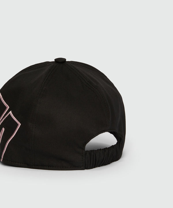 Black baseball cap with embroidered Impact logo