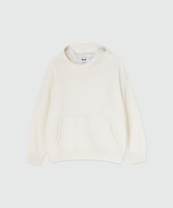 "Cable color-block Cashmere blend" crewneck sweater
