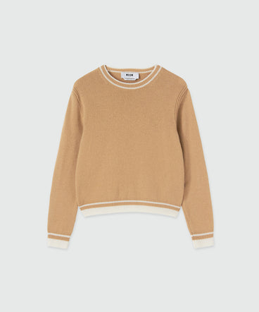 "MSGM Signature Cashemre blend" sweater