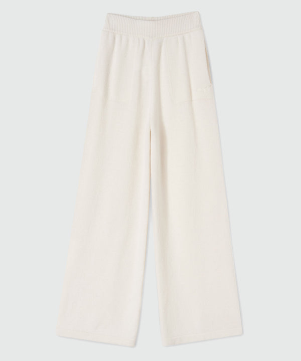 High-waisted trousers "MSGM Signature Cashmere blend"