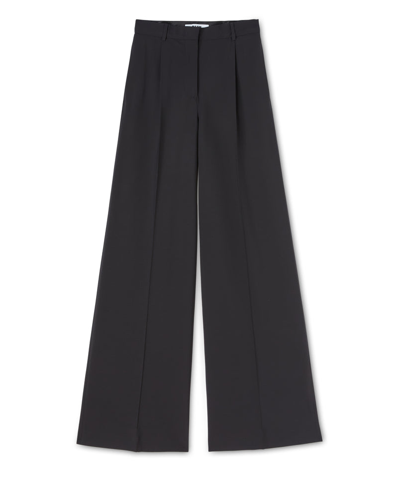 Wool trousers in "Wool Suiting" BLACK Women 