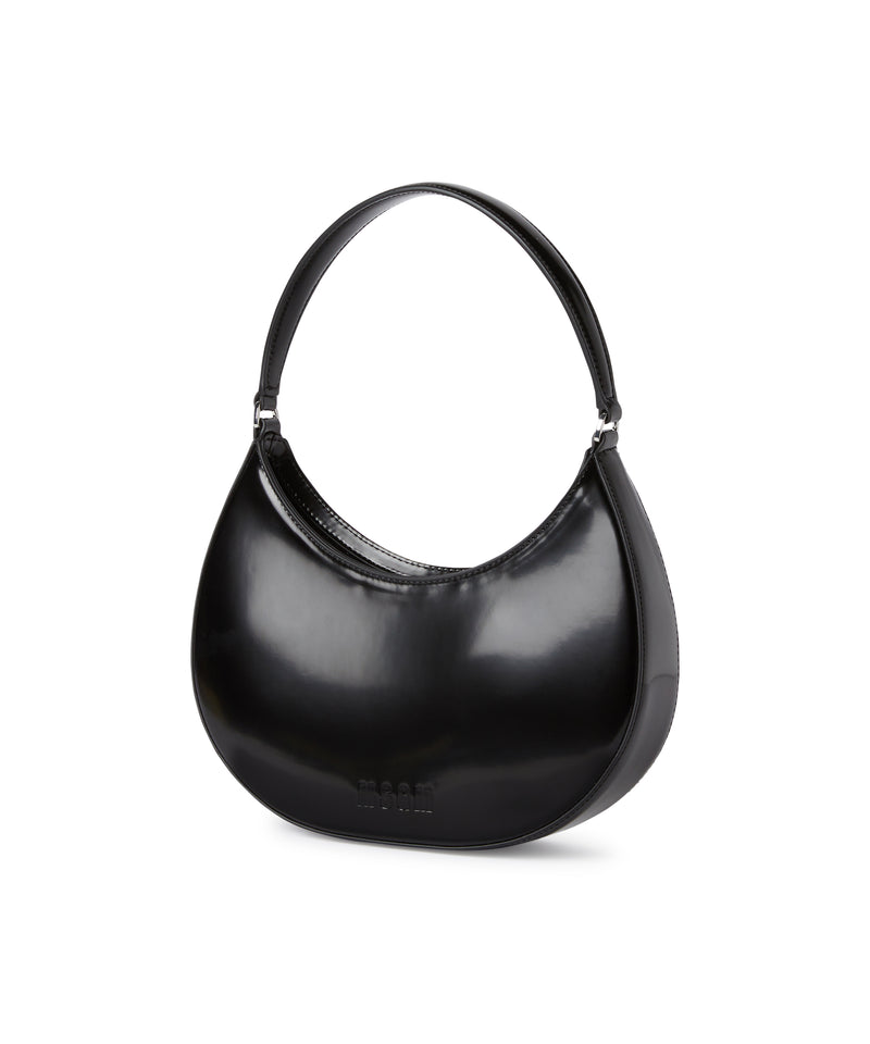 Borsa piccola a spalla "Hobo" in ecopelle NERO Donna 