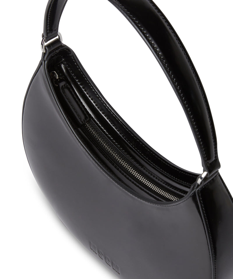 Borsa piccola a spalla "Hobo" in ecopelle NERO Donna 