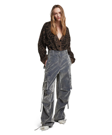 Cargo trousers with "Flock Denim" workmanship