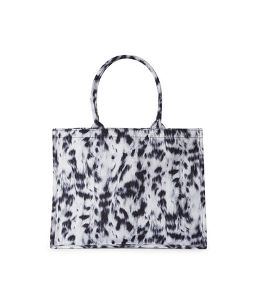 MSGM large tote con stampa animalier