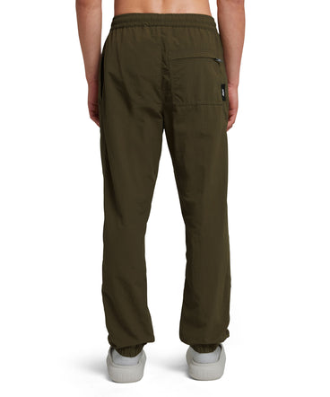Nylon pants with elasticized waistband