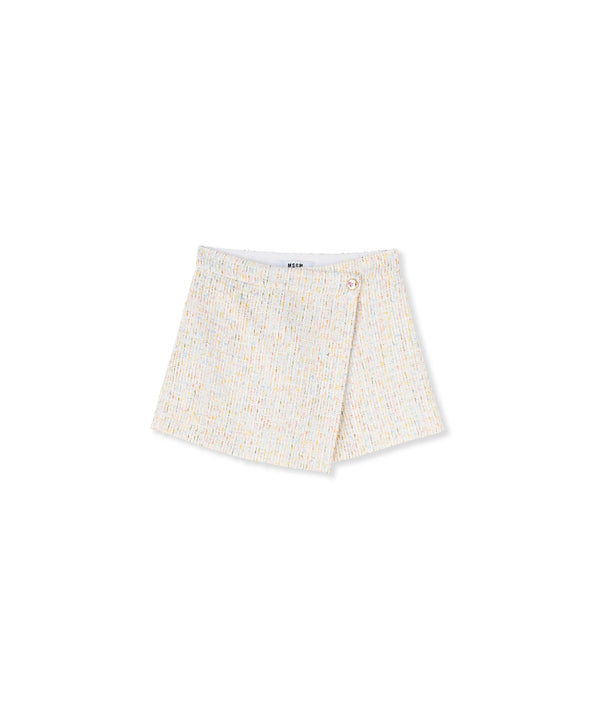 MSGM - Small beige and pink short looking like skirt for women