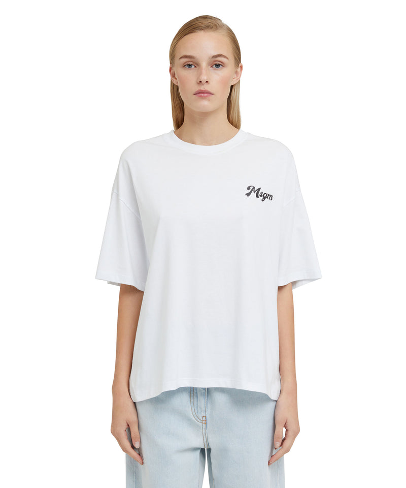 T-Shirt with "bar Milano" graphic WHITE Women 