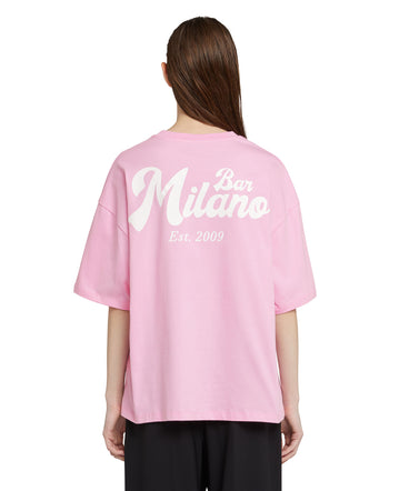 T-Shirt with "bar Milano" graphic