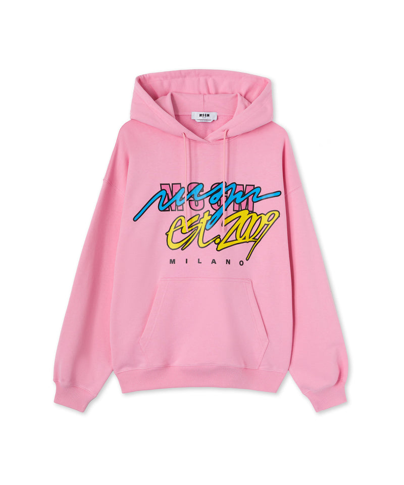 Hooded sweatshirt with "Street style" graphic LIGHT PINK Women 