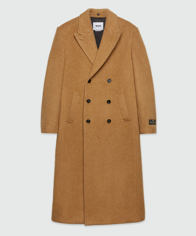 MSGM Tailoring combed-wool long coat BEIGE Men 