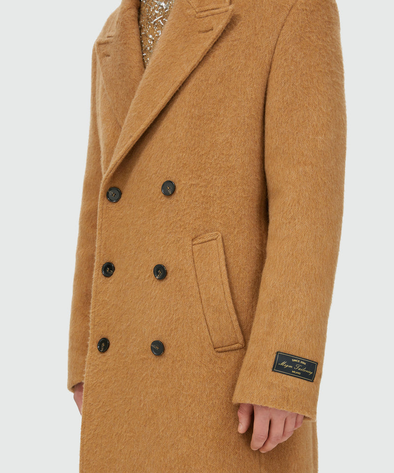 MSGM Tailoring combed-wool long coat BEIGE Men 