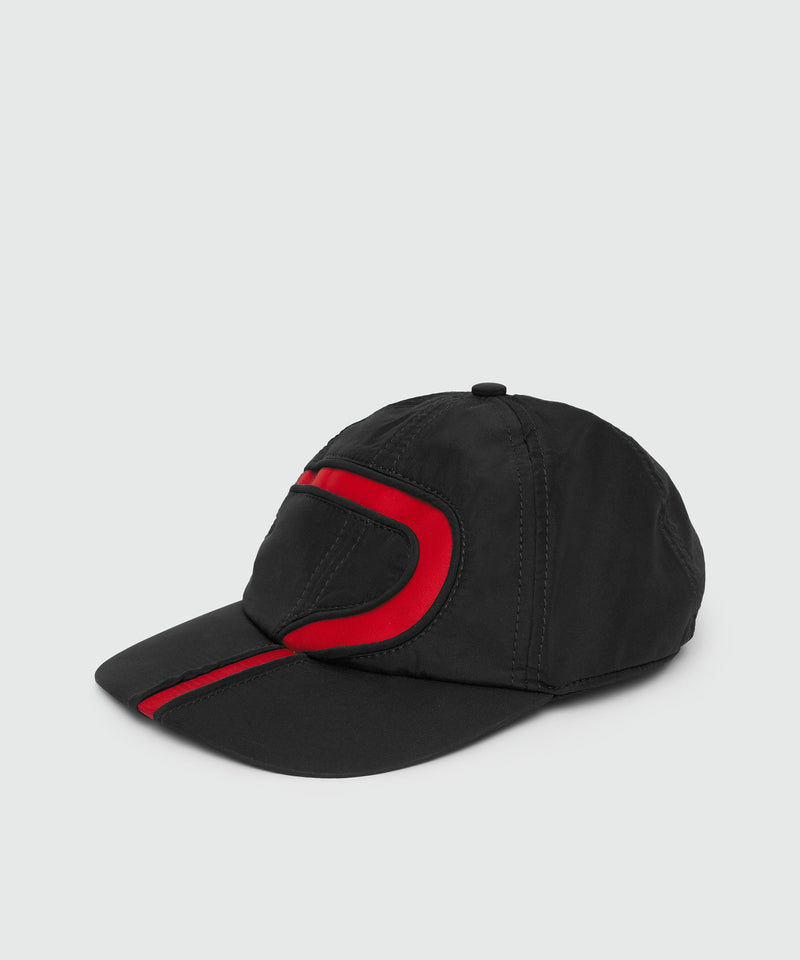 Cappello da baseball in nylon NERO Uomo 