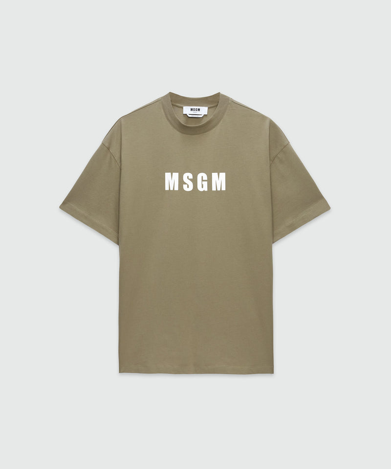 Military green jersey T-shirt with Impact logo MILITARY GREEN Men 