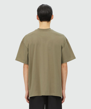 Military green jersey T-shirt with Impact logo