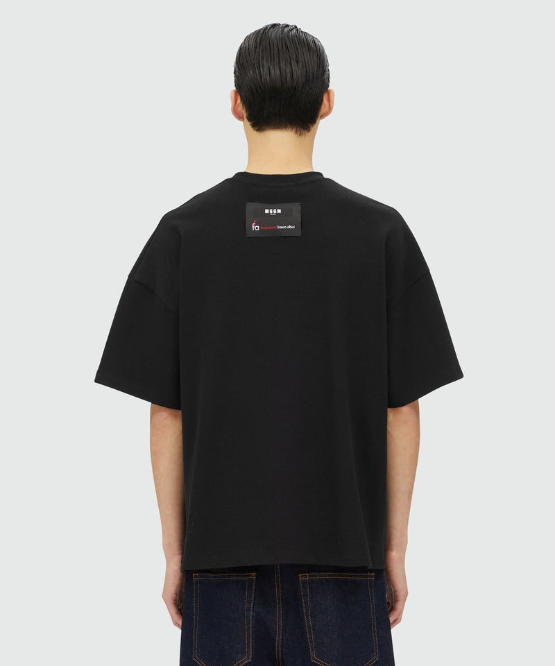 "Fondazione Franco Albini" jersey T-shirt BLACK Men 