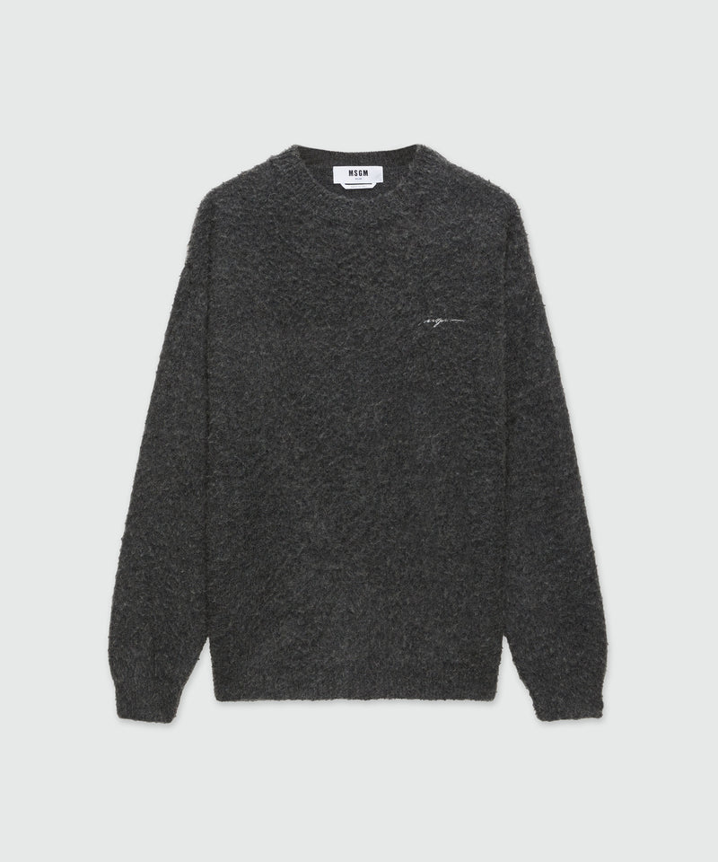 Gray wool sweater DARK GREY Men 