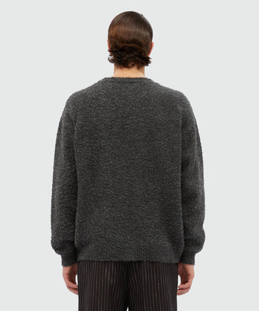 Gray wool sweater