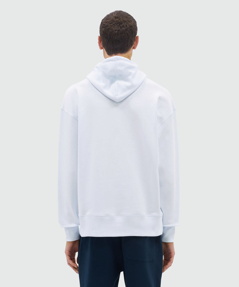 White jersey sweatshirt with box logo print WHITE Men 