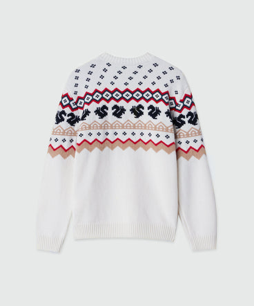 AUBERGE DE MSGM - JACQUARD PULLOVER