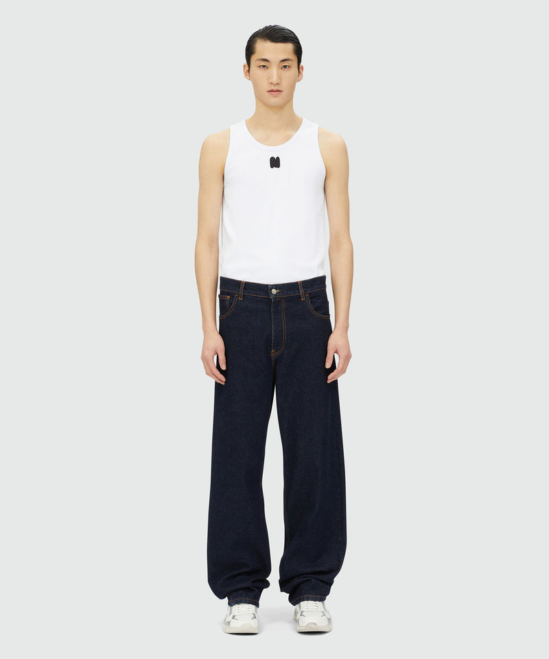 Straight-leg denim pants NAVY Men 