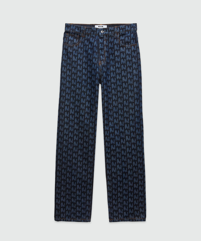 "TheMwave" denim pants NAVY Men 