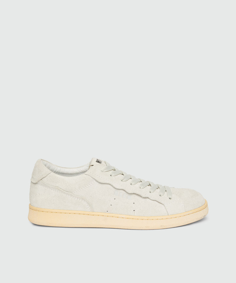 Sneakers MSGM Fantastic Green in suede BIANCO Uomo 