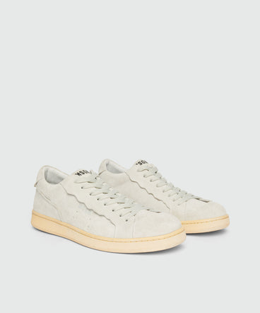 Sneakers MSGM Fantastic Green in suede