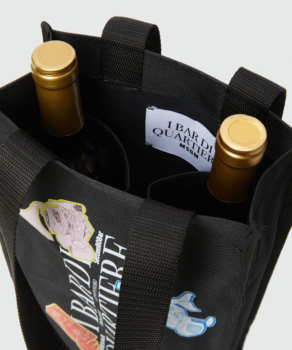 MSGM I BAR DI QUARTIERE - Wine bag