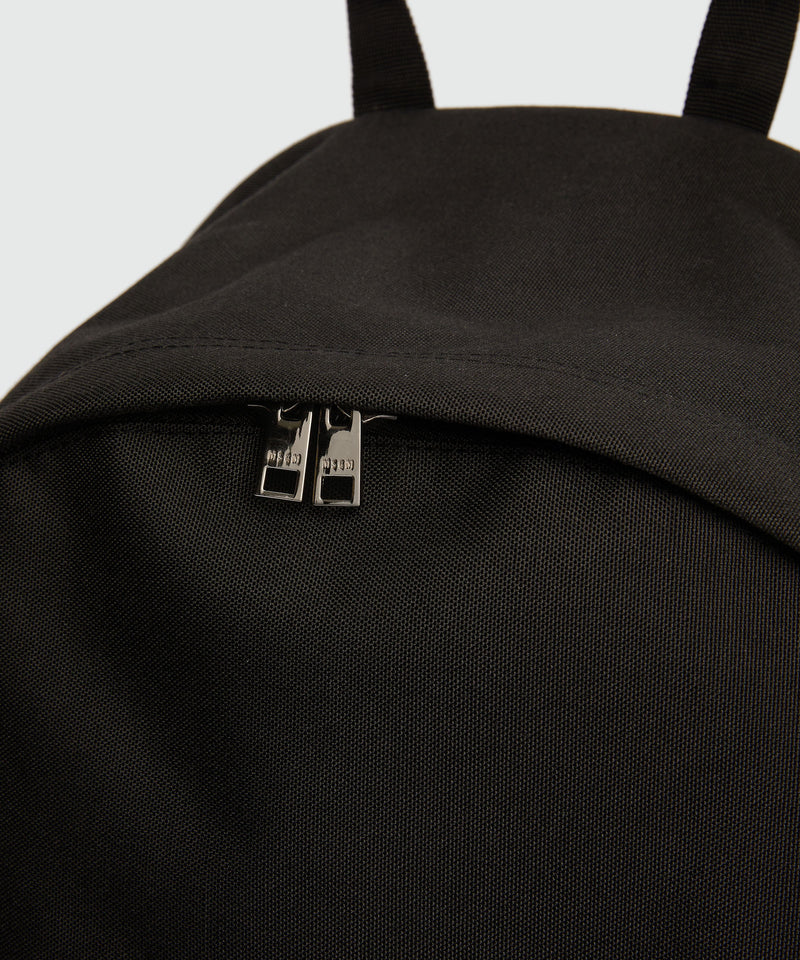 Nylon multi-pocket backpack BLACK Unisex 