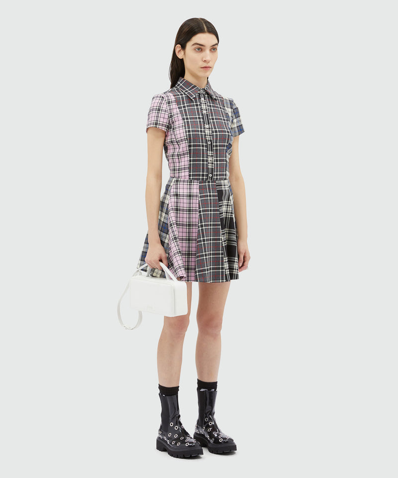 Wool tartan shirt NERO Donna 