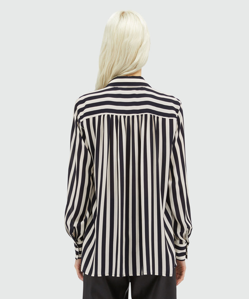 Satin striped print shirt OFF WHITE Women 