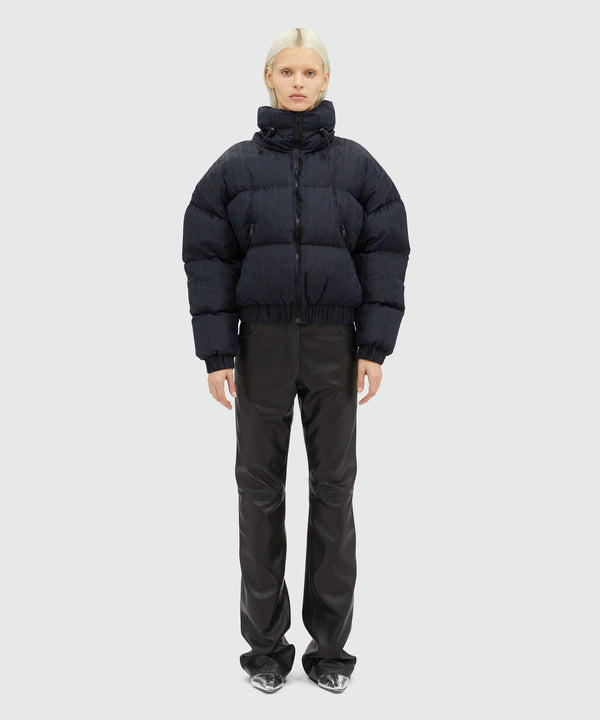 Nylon "TheMwave" down jacket