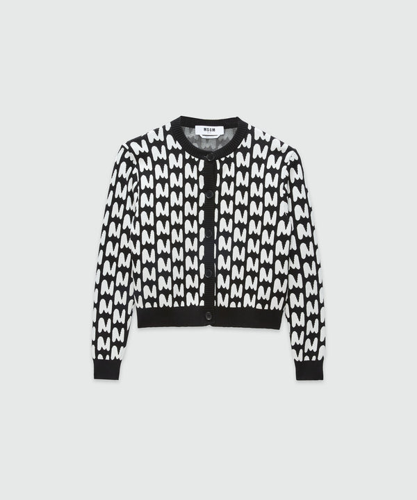 Jacquard "TheMwave" cardigan