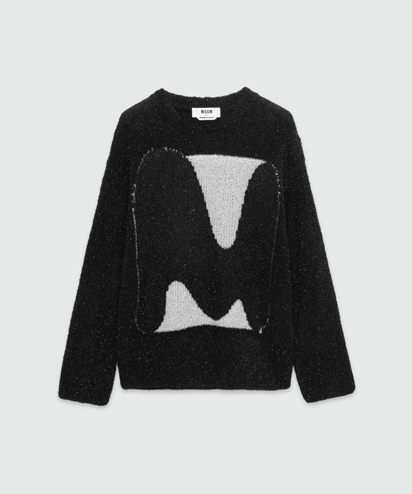 Lamé "TheMwave" sweater