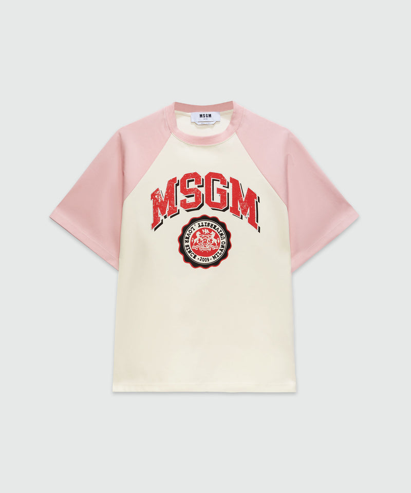 Jersey T-shirt with logo print OFF WHITE Women 